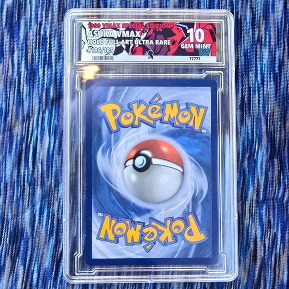 Asuka Langley Pokemon Card w/ Custom Slab - Picture 9 of 9